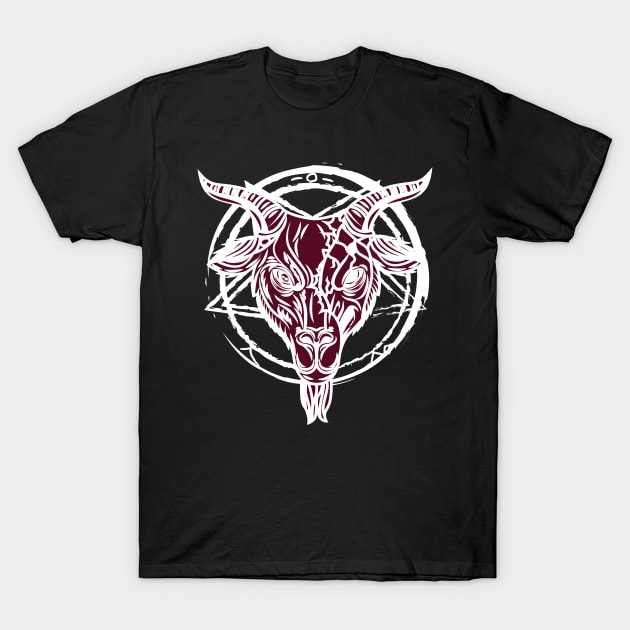 Baphomet "Face of Death" T-Shirt by World upside down